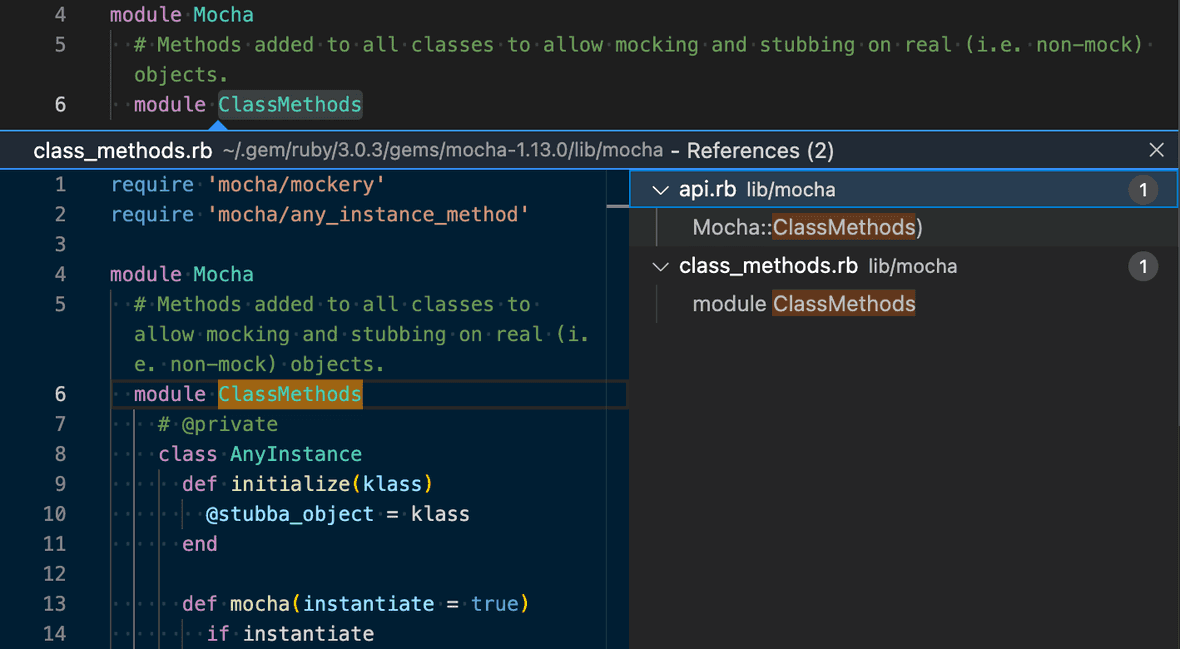 Reading a Ruby gem with VSCode | wasabigeek