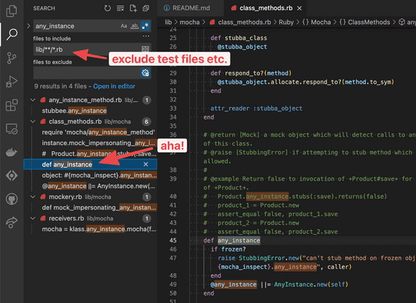 Searching Mocha in VSCode.png